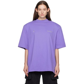 더 아티코 The Attico Purple Kilie T-Shirt 241528F110000