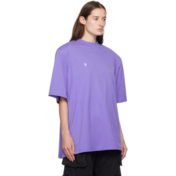  더 아티코 The Attico Purple Kilie T-Shirt 241528F110000