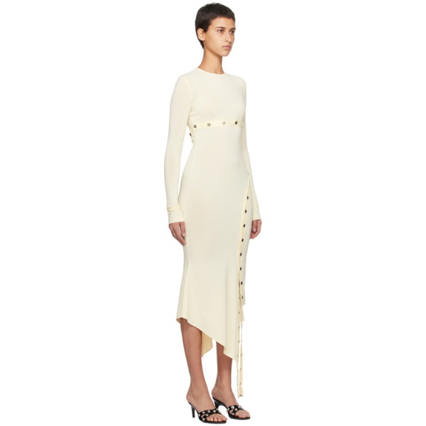  더 아티코 The Attico 오프화이트 Off-White Studded Midi Dress 241528F054005