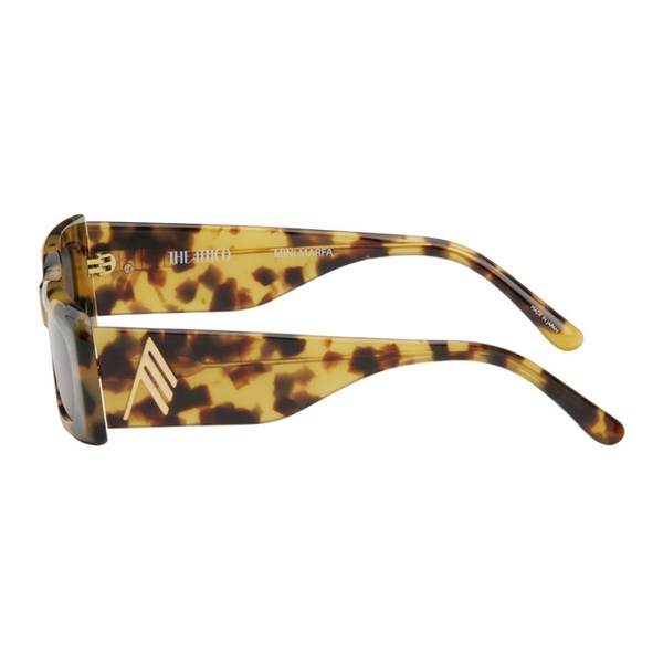  더 아티코 The Attico Brown 린다 패로우 Linda Farrow 에디트 Edition Mini Marfa Sunglasses 241528F005006