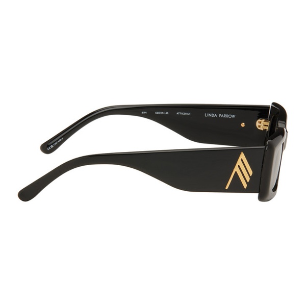  더 아티코 The Attico Black 린다 패로우 Linda Farrow 에디트 Edition Mini Marfa Sunglasses 241528F005013