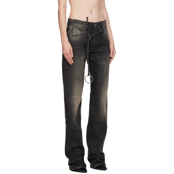  더 아티코 The Attico Grey Long Jeans 241528F069003