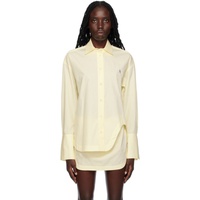 더 아티코 The Attico Yellow Eliza Shirt 232528F109008