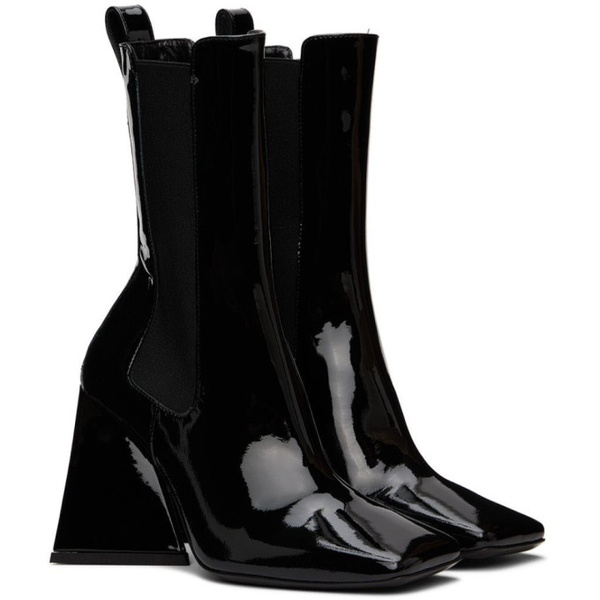  더 아티코 The Attico Black Devon Ankle Boots 222528F113000