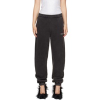 더 아티코 The Attico Black Penny Lounge Pants 242528F086000