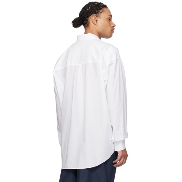  프랭키 샵 The Frankie Shop White Matthias Shirt 241115M192019