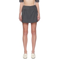 The Garment Gray Pisa Miniskirt 232364F090001