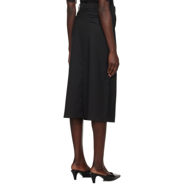  The Garment Black Pluto Midi Skirt 241364F092000