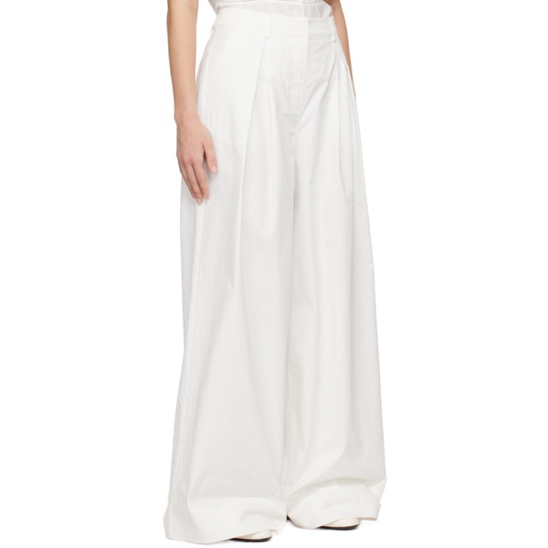  The Garment White Avelino Trousers 241364F087007
