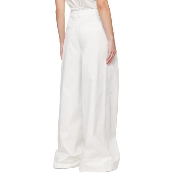  The Garment White Avelino Trousers 241364F087007