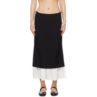 The Garment Black Treviso Midi Skirt 241364F092004
