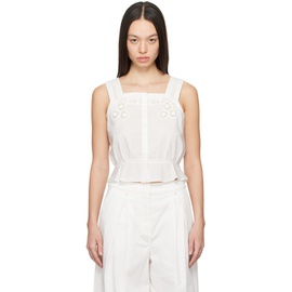 The Garment White Kirsten Top 241364F111003
