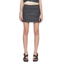 The Garment Gray Windsor Miniskirt 231364F090004