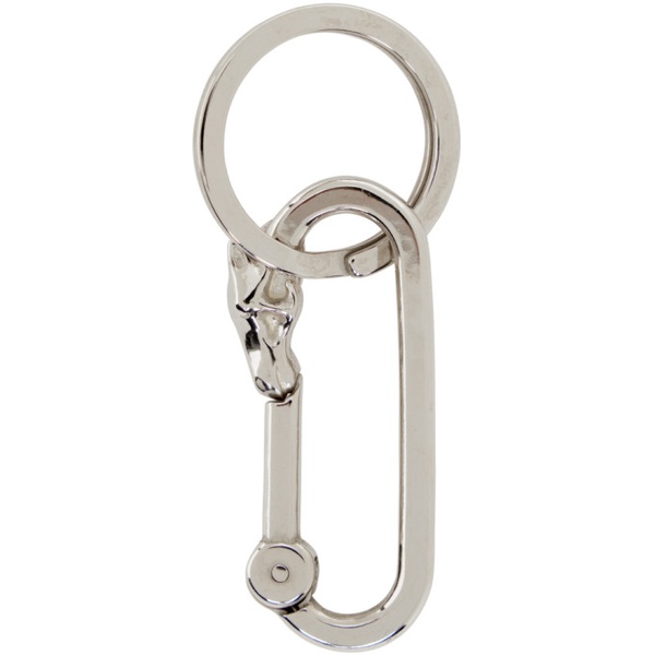  The Letters Silver Horse Face Keychain 241864M148000