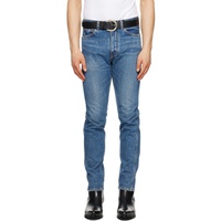 The Letters Blue Tapered Jeans 232864M186001