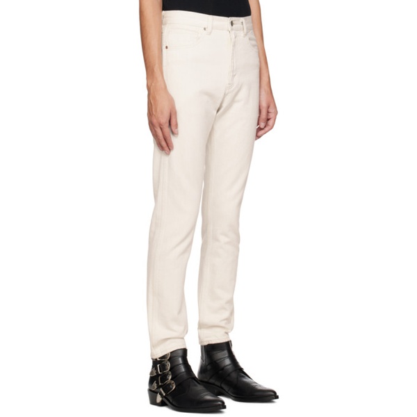  The Letters 오프화이트 Off-White Tapered Jeans 231864M186002