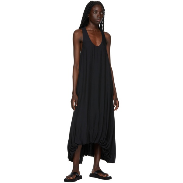  더 로우 The Row SSENSE Exclusive Black Copo Maxi Dress 222359F055001