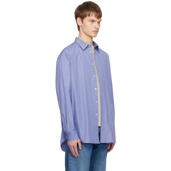  더 로우 The Row Blue Miller Shirt 241359M192018