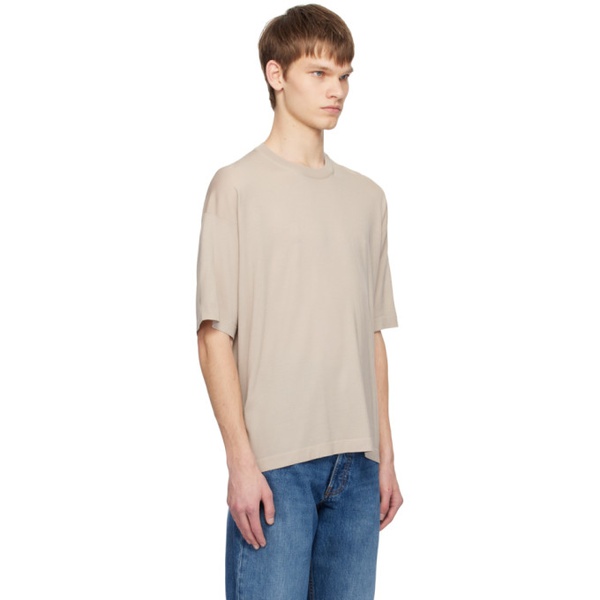  더 로우 The Row Taupe Dlomu T-Shirt 241359M213015