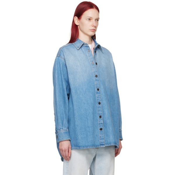  더 로우 The Row Blue Frannie Denim Shirt 241359F109016