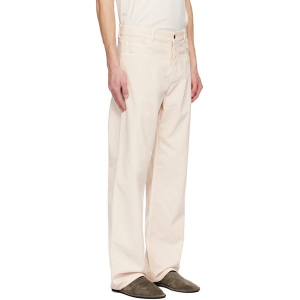  더 로우 The Row 오프화이트 Off-White Ross Trousers 241359M191017
