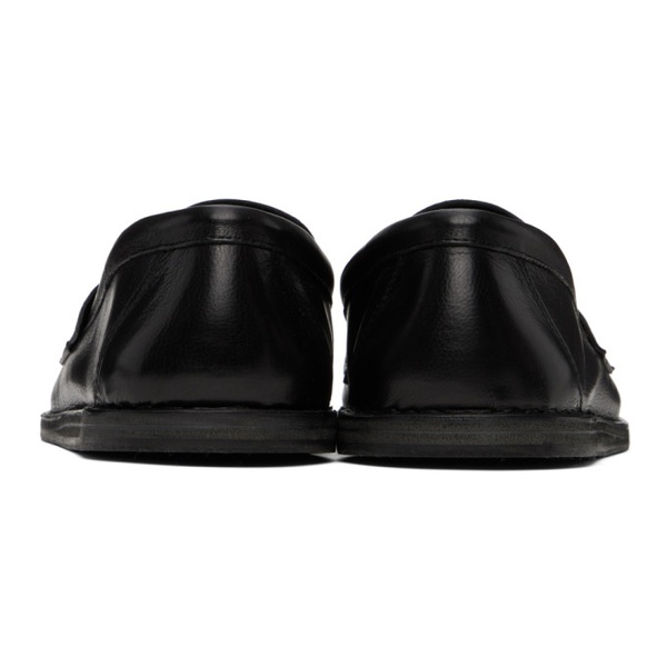  더 로우 The Row Black Cary Leather Loafers 241359F121016