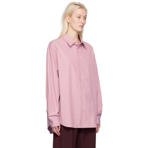  더 로우 The Row Pink Attica Shirt 241359F109019