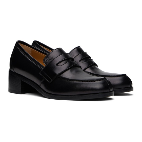  더 로우 The Row Black Vera Loafers 241359F121015