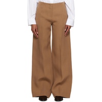 더 로우 The Row Tan Pipa Trousers 231359F087006