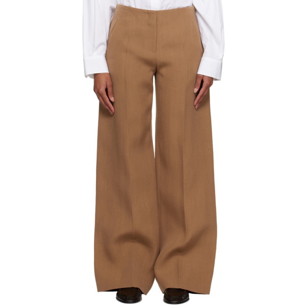  더 로우 The Row Tan Pipa Trousers 231359F087006
