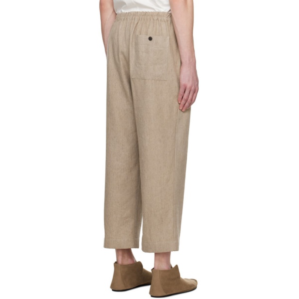  더 로우 The Row Beige Xander Trousers 231359M191007