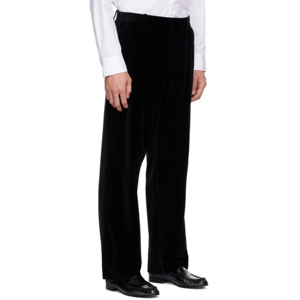  더 로우 The Row Black Gustavo Trousers 222359M191008