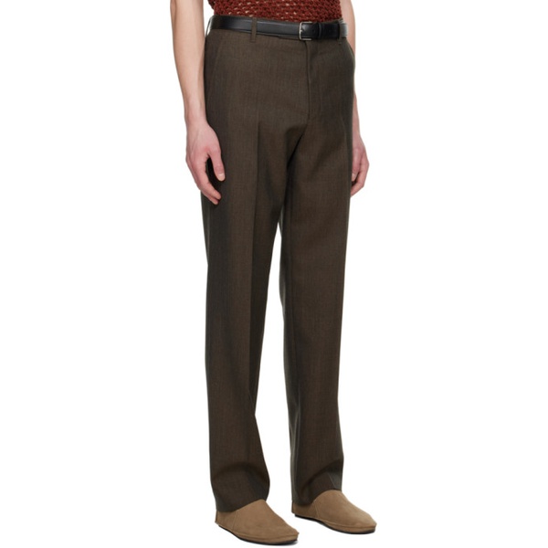  더 로우 The Row Brown Elijah Trousers 231359M191011