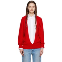 더 로우 The Row Red Chevro Sweater 231359F100001