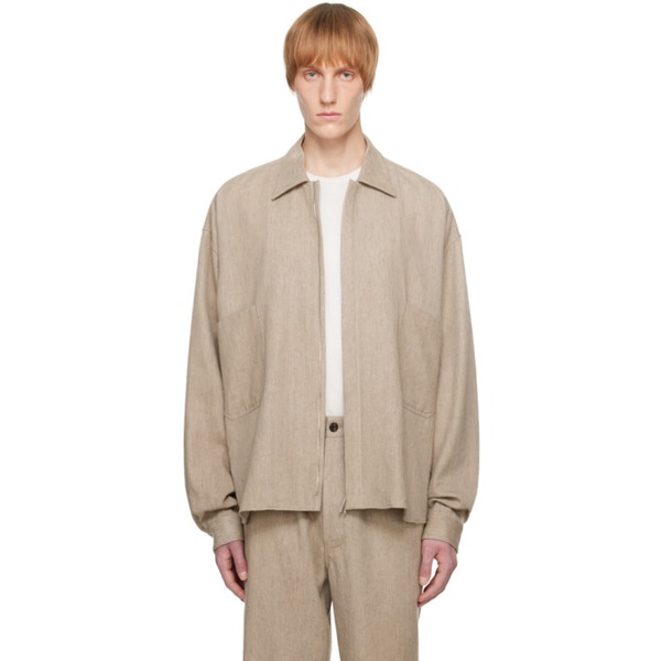  더 로우 The Row Beige Amoneto Jacket 231359M180001