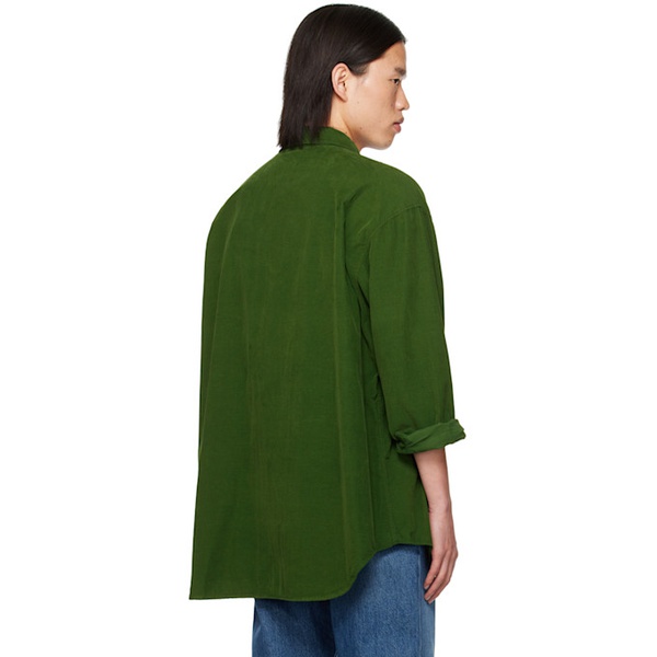  더 로우 The Row Green Penn Shirt 241359M192009
