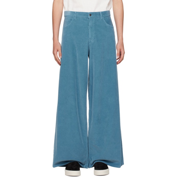  더 로우 The Row Blue Chani Trousers 241359M191014