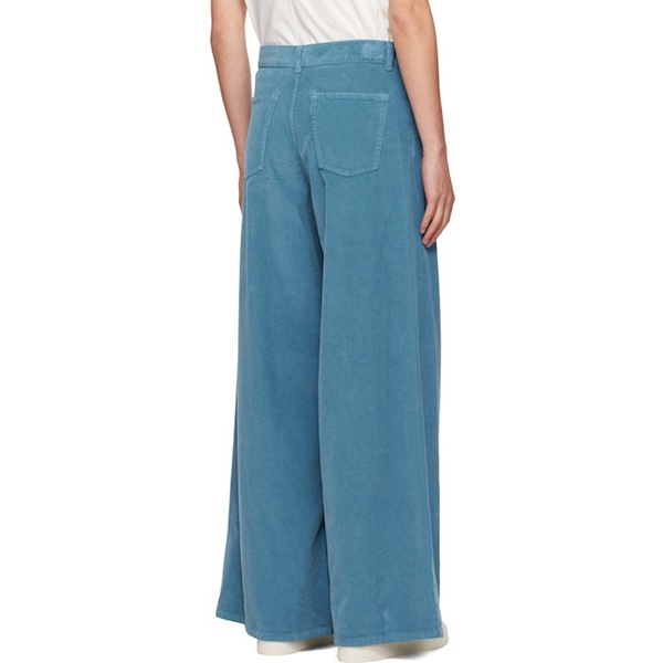  더 로우 The Row Blue Chani Trousers 241359M191014