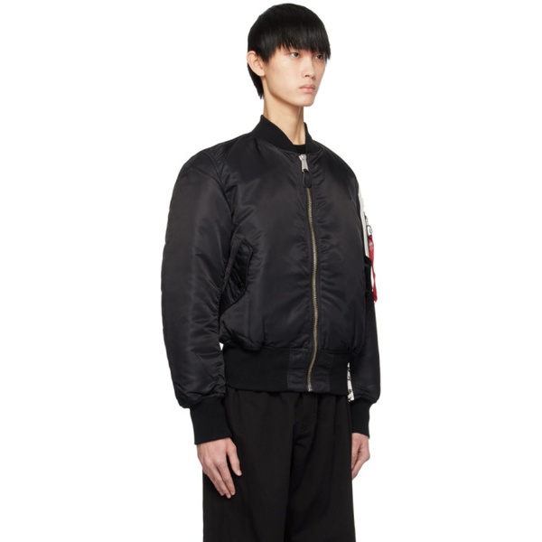  The Shepherd 언더커버 UNDERCOVER Black fragment design & Alpha Industries 에디트 Edition Reversible Bomber Jacket 241150M175002