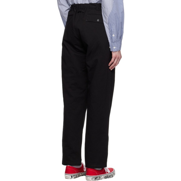  The Shepherd 언더커버 UNDERCOVER Black Embroidered Trousers 232150M191001