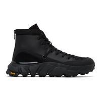The Viridi-anne Black Layered Sneakers 232949M236001