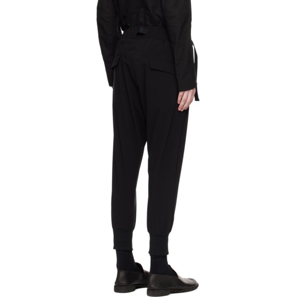  The Viridi-anne Black Water-Repellent Trousers 241949M191004