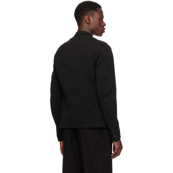  The Viridi-anne Black Garment-Dyed Blazer 241949M195000