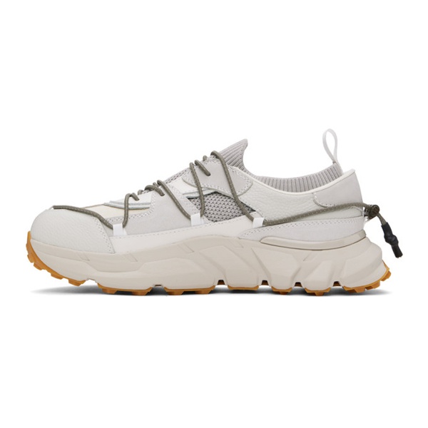  The Viridi-anne 오프화이트 Off-White & Gray Lace-Up Sneakers 241949M237001