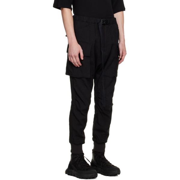  The Viridi-anne Black Belted Cargo Pants 232949M188001
