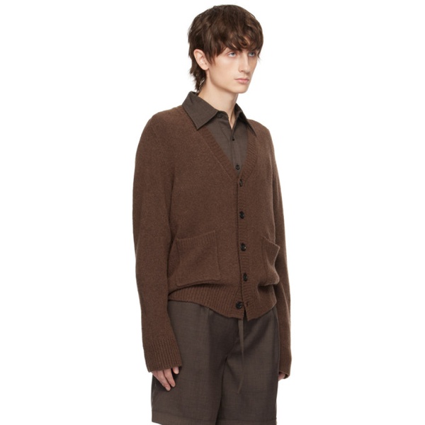  The World Is Your Oyster Brown & 오프화이트 Off-White Convertible Sweater 232865M200000