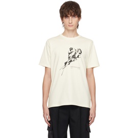 The World Is Your Oyster 오프화이트 Off-White Floral T-Shirt 232865M213001