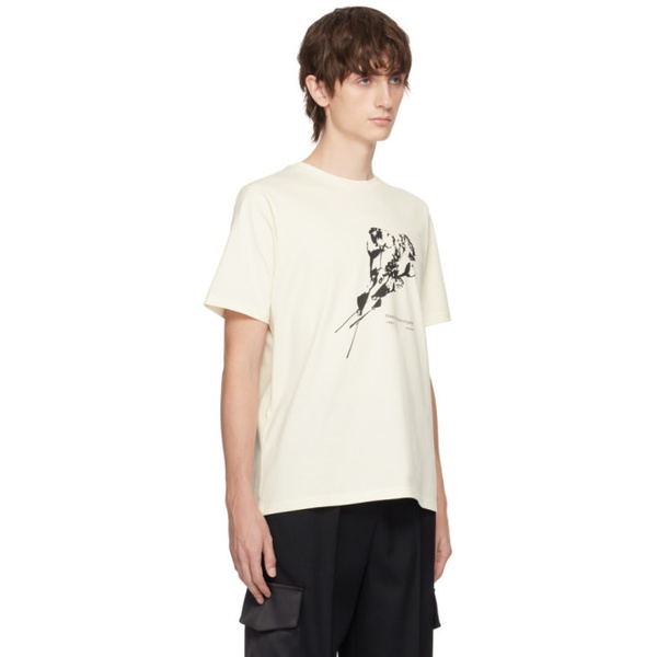  The World Is Your Oyster 오프화이트 Off-White Floral T-Shirt 232865M213001
