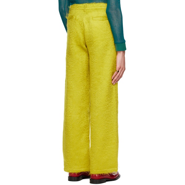  테오필리오 Theophilio SSENSE Exclusive Yellow Trousers 222942M191001