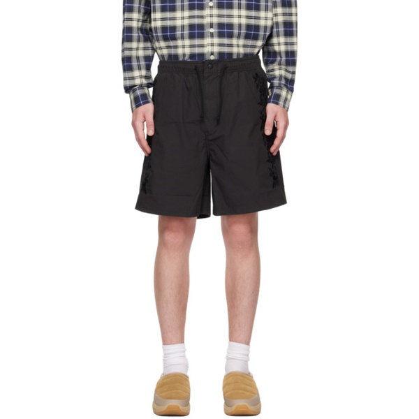  디스이즈네버댓 Thisisneverthat Black Floral shorts 231631M193002